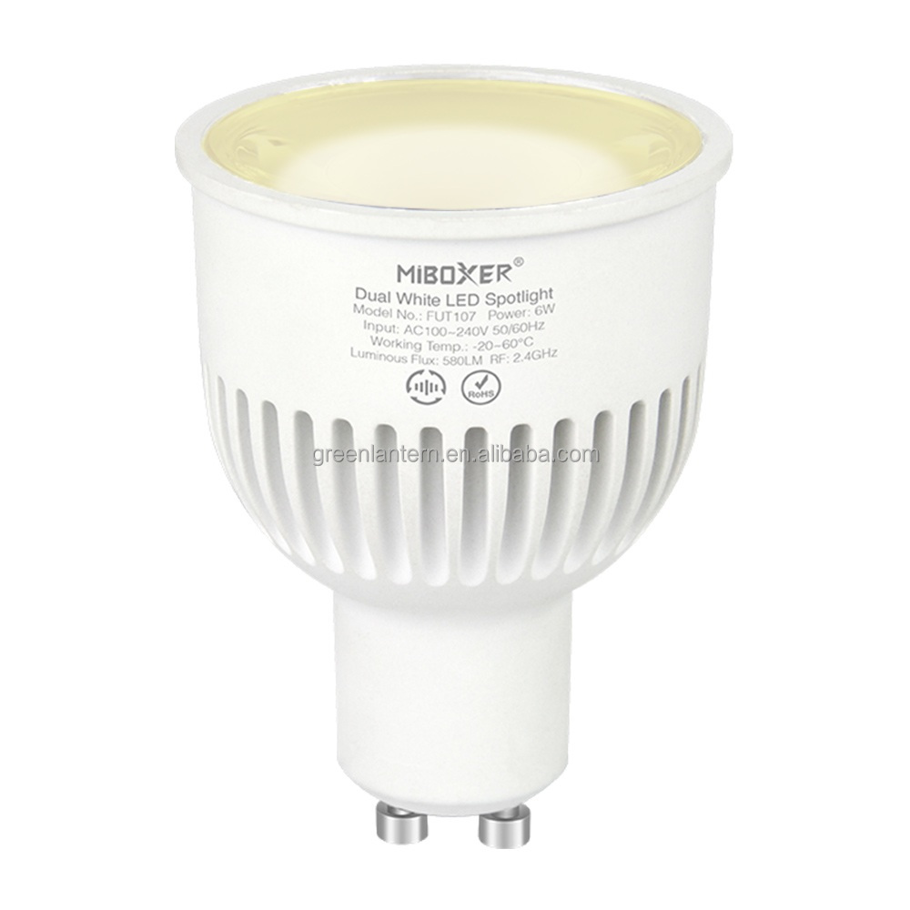 Projecteur GU10 double blanc 6W