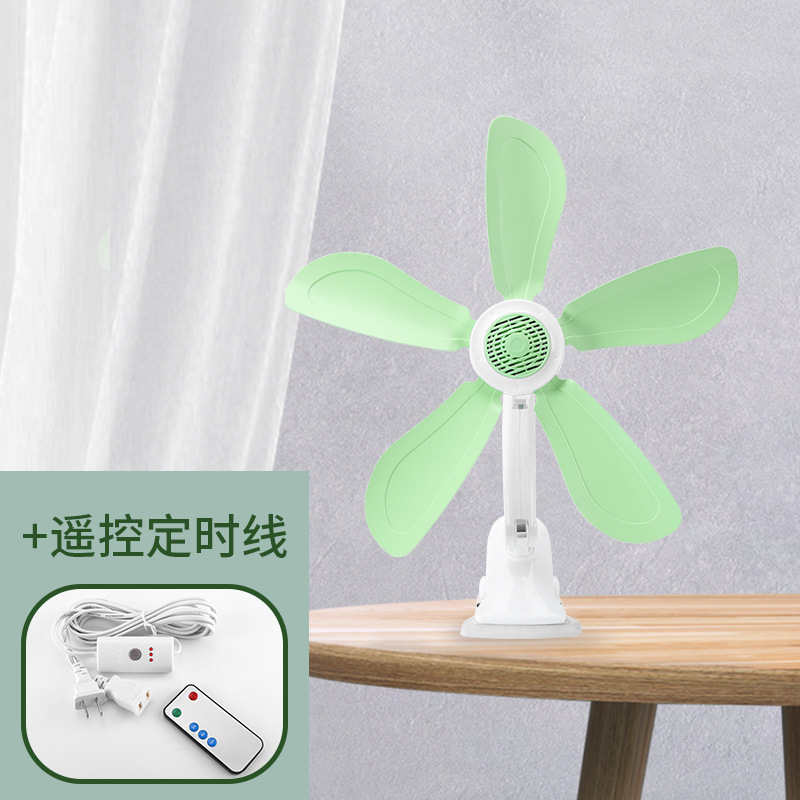 Green clip fan (strong wind) remote control timer cable