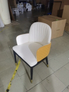 Foshan Modern mobilya ev mobilya oturma odası PU deri sandalye chiars - Product Image 6
