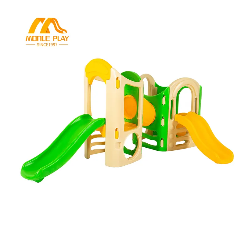 Monle Multiple in one Cheap plastic happy slip Children Games kids indoor playground