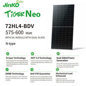 Bifacial HJT N tipi güneş panelleri çift cam PERC yarım hücre 570-590W <span class=keywords><strong>PV</strong></span> modülleri için Tier1 - Product Image 3