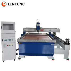 Enrutador de 4x8 pies Cnc 1325, enrutador de madera Atc, precio de máquina de carpintería, grabador de corte de madera de 4 ejes con husillo de mesa giratoria - Product Image 1