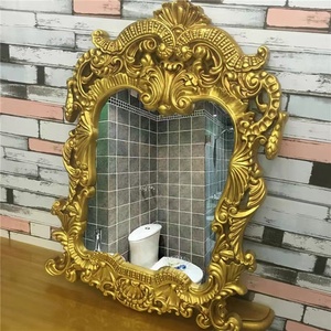 หรูหราGoldleafหินอ่อนคอนโซลตารางคลาสสิกแผงสไตล์กระจกไม้ผนังตู้เฟอร์นิเจอร์บ้านห้องเก็บไวน์Hall School - Product Image 3