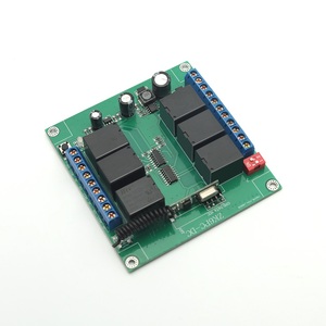 DC 12v a lungo raggio 6ch rf trasmettitore e ricevitore relè interruttore controller con telecomandi 433Mhz 1000m 6 pulsanti - Product Image 2