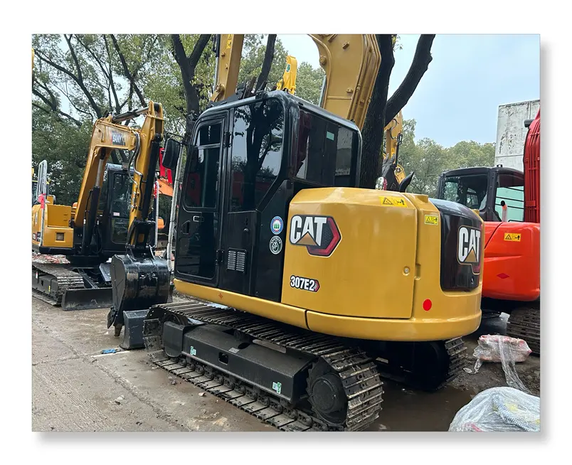 Precio bajo Venta Cat 307e 307e2 Excavadora Usada 7ton Caterpillar 307 307,5 307D Mini Excavadora EPA Miniexcavadora de segunda mano