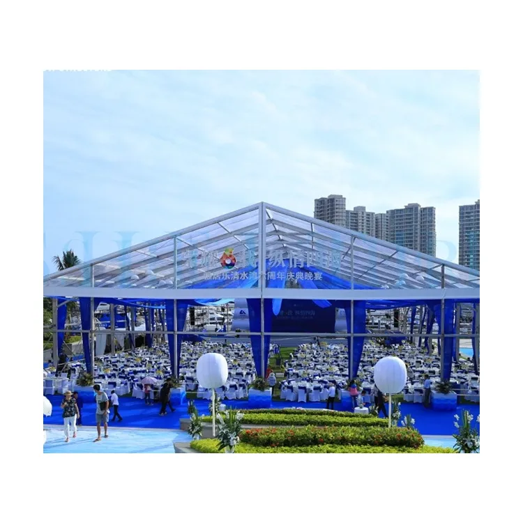 1000 pessoas capacidade clara espião gigante banquete marquee tenda para eventos de casamento