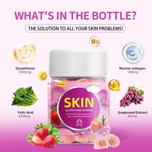 Collagen nhãn hiệu riêng Collagen Glutathione Gummies làm trắng da Gummies Vitamin C D3 K2 Collagen bổ sung Kẹo gummy - Product Image 2