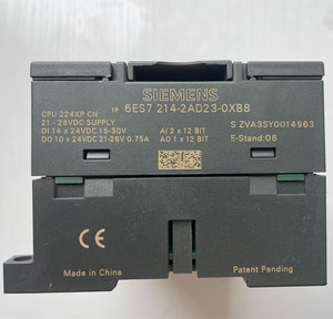 Siemens PLC SIMATIC CN CPU 224XP módulo host 6ES7214-2AD23-0XB8/0XB0 DC/DC, 14 entradas/10 salidas, integrado 2AI/1AOv - Product Image 2