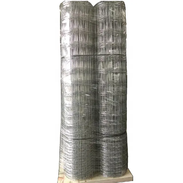 Hot Sale Fix Knot 8ft Height Hot-dip Galvanized Field Fence For Deer , Cattle Canada Market