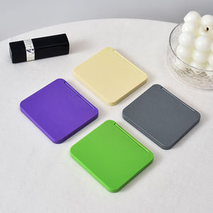 迷你折叠镜塑料多色紧凑型旅行手持口袋化妆镜 - Product Image 3