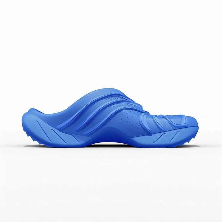 Tech Style Custom Design Rapid Prototyping 3D Printed Mules with Foamed Elastic TPU Material