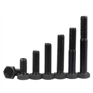 M10 galvanizli çelik tam dişli altıgen cıvata somunları siyah HDG bağlantı elemanları M3 iplik Din standart 5/8 \ "Classe 4.8 8.8 altıgen cıvata