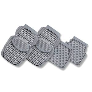 <strong>New</strong> Dotted Line Design PVC Non-Slip Car Floor Mat Waterproof With 4 Pieces <strong>General</strong> Car Accessory - Product Image 1