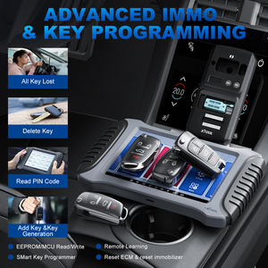 Nuova chiave di programmazione strumenti diagnostici sistema completo OBD2 38 + funzioni di Reset attivo Test Auto chiave programmatore XTOOL X100 PAD3 SE