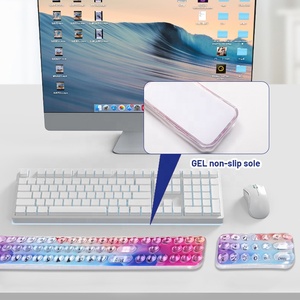 Benutzer definierte numerische Tastatur Tastatur Mauspad Transparente TPU Gaming Handgelenk auflage mit Blockform für das Home Office - Product Image 3
