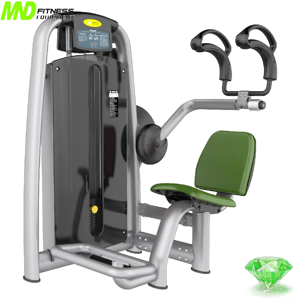Equipo de gimnasio comercial de alta calidad, máquina de ejercicio cargada con pasador, máquina de contracción abdominal