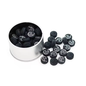 PROMOTION STYLE Factory Direct Standard Quality Nicest 50pcs/box Multi Layer 14mm Leather Cue <strong>Tips</strong> for Sale - Product Image 2