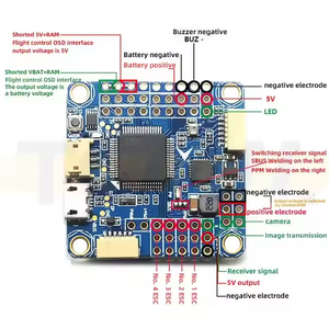 Betaflight F4 F4 V3 PRO uçuş kontrolörü yükseltme sürümü V3.5 4in1 ESC RC FPV Drone parçaları dahili OSD 30A uzaktan fonksiyonu - Product Image 6