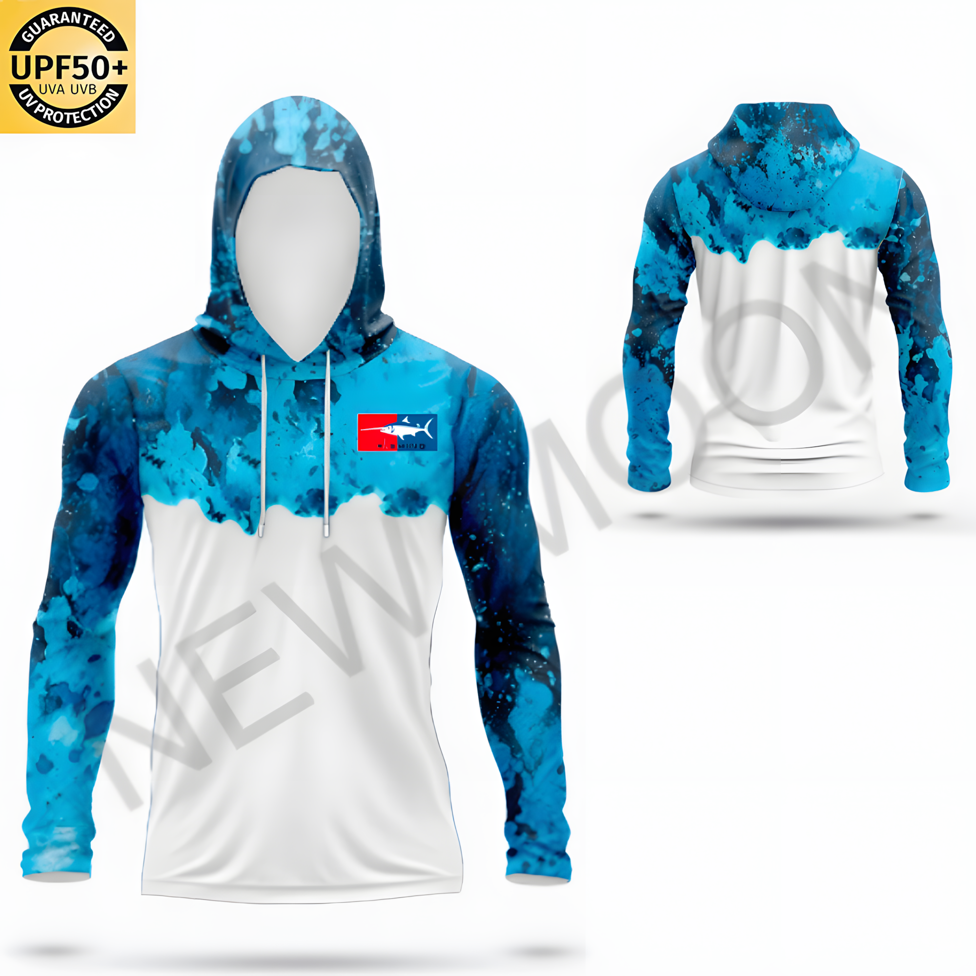 Camouflage blue