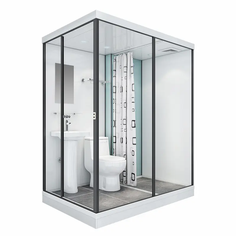 Integrado Banheiro Pod Luxuoso Pré-fabricados Banheiro Pods Prefab Shower Room Cabin Portátil Integrado Duche Rooms