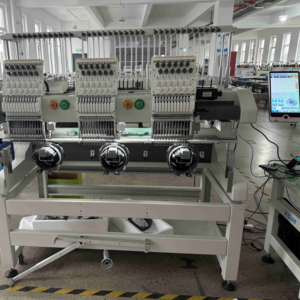 New Model Computerized Flat Automatic Embroidery Sewing <strong>Machine</strong> 15 Needles 3 Heads Cap Mahine Industrial Embroidery <strong>Machine</strong> - Product Image 1