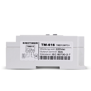 SINOTIMER 30AMP settimanale programmabile digitale temporizzatore relè di controllo 220V Din Rail Mount TM616