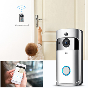 2020 el artículo de Navidad infrarrojos Camara Video intercomunicador teléfono Campainha Sem Fio inalámbrico Visual timbre cámara de seguridad de la casa - Product Image 3