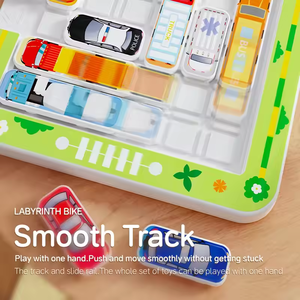Children's Car Puzzle Board <strong>Game</strong> Traffic Jam Logic Challenge with Huarong <strong>Road</strong> Toy Plastic Puzzle Toy - Product Image 6