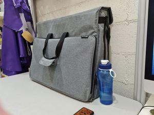 Muestra gratis funda EVA portátil con cremallera para llevar y almacenar una tableta/ordenador/portátil que es impermeable y a prueba de golpes