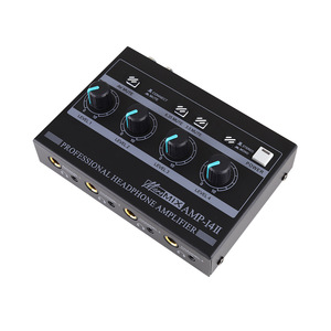 Mini portátil de 4 vías de monitoreo Hi-Fi amplificador de auriculares distribuidor de metal receptor y amplificadores - Product Image 1
