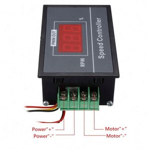 VDC 6-60V 30A Drehzahl PWM Controller Einstellbarer Motor Digitale LED-Anzeige Einstellbarer VDC 6V 12V 24V 48V mit Start-Stopp-Schalter - Product Image 5