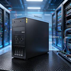 Mới Lenovo thinksystem st258v2 Xeon E-2324 64GB Ram 1TB SSD + 3x8TB HDD hot-swappable tùy chỉnh 4U tháp máy chủ - Product Image 3