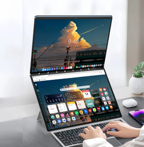 2025 portátil de doble pantalla barato 14 "+ 14" Pantalla táctil Tablet PC 2 en 1 portátil Win Dows 11 Netbook ordenador para trabajo de oficina de negocios - Product Image 6
