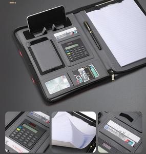 Multi-funzionale wireless di ricarica notebook con la calcolatrice creativo A4 affari di alimentazione notepad Notebook/Cartella - Product Image 4