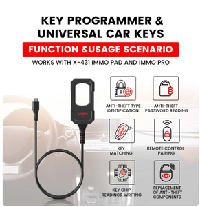 2023 nuovo prodotto di lancio X431 chiave programmatore Remote Maker con Super Chip e 4 set di chiavi Smart utilizzare per il lancio x431 immo plus - Product Image 5