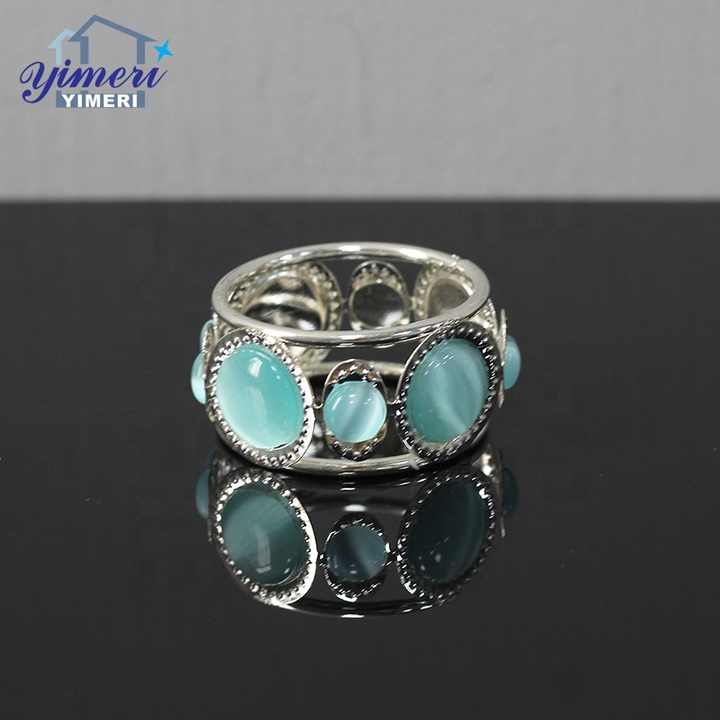 Rond de serviette métallique boho en perles de cristal doré k9 brillant et étincelant de luxe