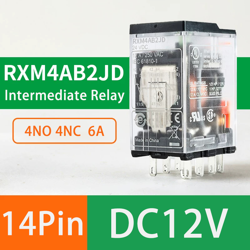 RXM4AB2JD 14 pin 12 V CC