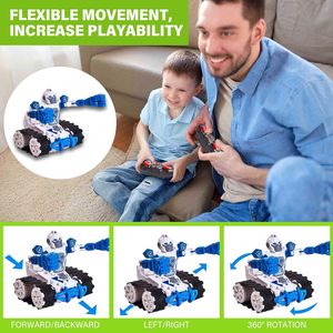 Dwi Dowellin 2PACK RC Fighting Robots Toy, 360 grados Spins Boxing Battle Combat Bots Juegos para niños