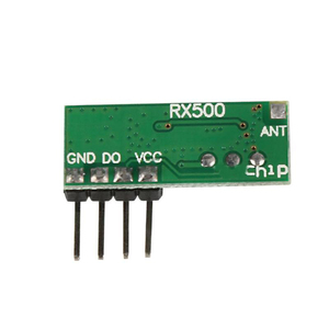 Módulo superheterodino de transmisor y receptor RF inalámbrico de 433MHz con interruptor de Control remoto de antena Kits Diy