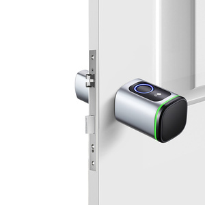 SMARTEK akıllı ayarlanabilir silindir 60mm için 120mm TUYA App RFID kart parmak izi elektronik anahtarsız kapı kilidi - Product Image 3