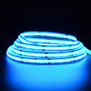 ADLED High Density 840Chips 10mm cob <strong>rgb</strong> <strong>led</strong> strip 24v <strong>5M</strong> Wheel 50mm Cut 15w/m Dotless Lights Color changing <strong>rgb</strong> cob <strong>led</strong> strip - Product Image 1