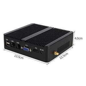 Tragbarer Quad-Core-Minicomputer J4125 8g RAM 128GB M.2 Ssd Dual Rj45 Lan Dual Rs 232 Com Linux/ Win10 Pro Lüfter loser Mini-PC - Product Image 4