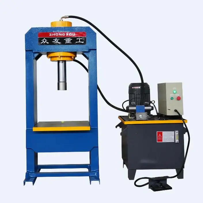 Máquina de prensa hidráulica de marco de grúa, perforadora pequeña personalizada para el hogar