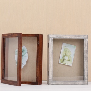 8x10&quot; Rustic Shadow Box Display case 3d Rustic Wood Picture <strong>Frame</strong> - Product Image 6