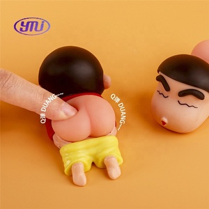 BUTT Crayon shinchan กล่องคนตาบอด gashapon รถแดชบอร์ด squishy สำนักงานสก์ท็อปตกแต่งสำหรับบรรเทาความเครียดและคอลเลกชันสนุก - Product Image 5