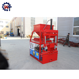 Tijolo hidráulico automático do bloco do <span class=keywords><strong>hydraform</strong></span> da argila de WT2-10 que faz o preço da máquina