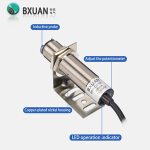 BXUAN Salida de cuatro cables PNP NO + NC Distancia de detección 6m Retro Reflective M18 Telemecanique Interruptor fotoeléctrico Sensor de luz - Product Image 4