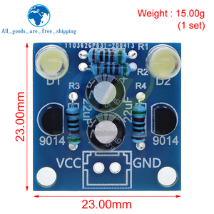 TZT MHT11 Einfache 5-mm-LED-Blitz-DIY-Kits DC 3V-14V Circuit Electronics Suite 1,6mm Teile für Arduino Blinkendes Blink kit - Product Image 2