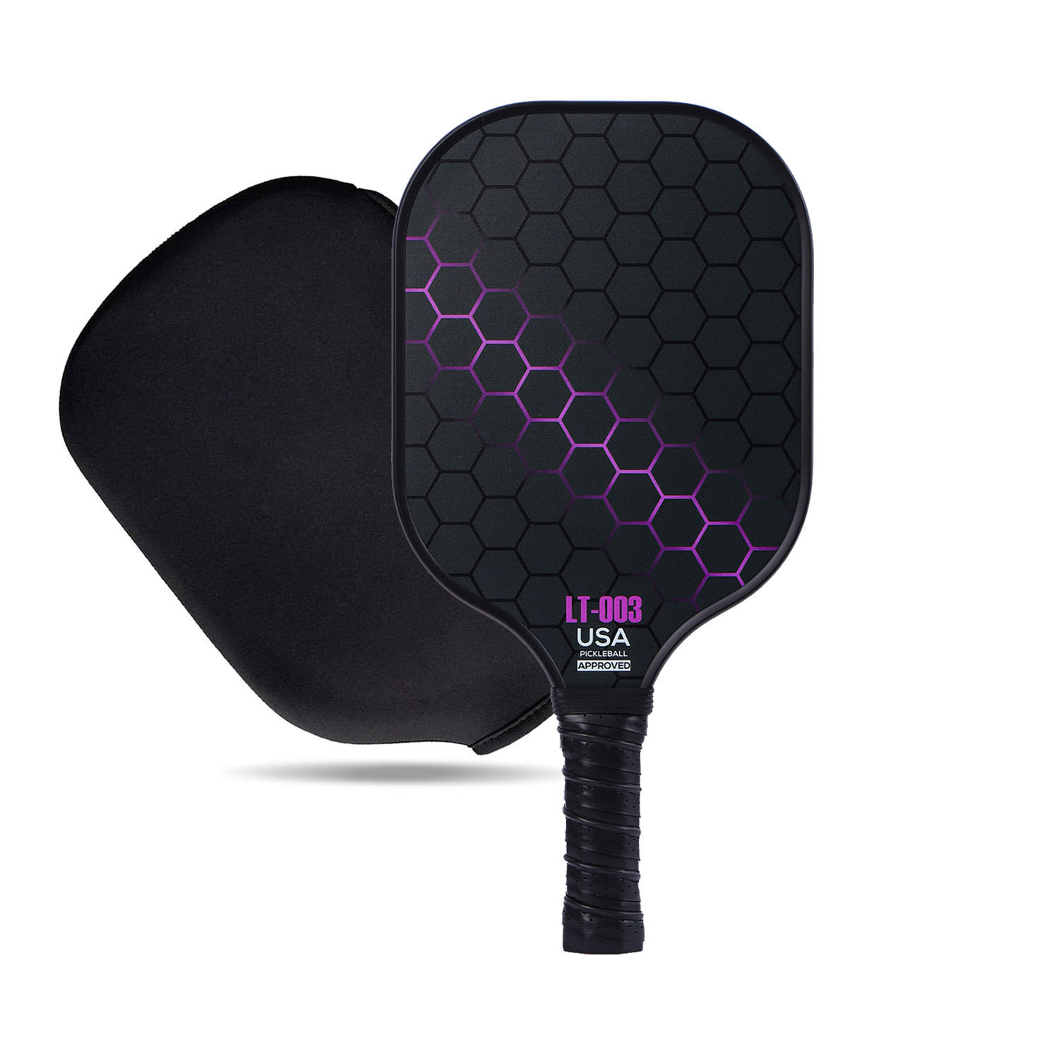Purple single racket cover-bq-354