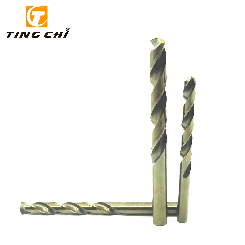 Din 338 German HSS M35 Cobalt Parallel Shank Drill Bits Fully Ground 5% Cobalt HSS Twist Drill Bits Stainless Steel Drill Bi